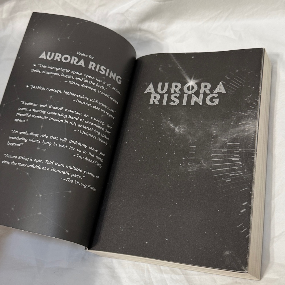 “Aurora Rising” Sci-Fi Fantasy Paperback Book by Amie Kaufman and Jay Kristoff - Picture 7 of 11